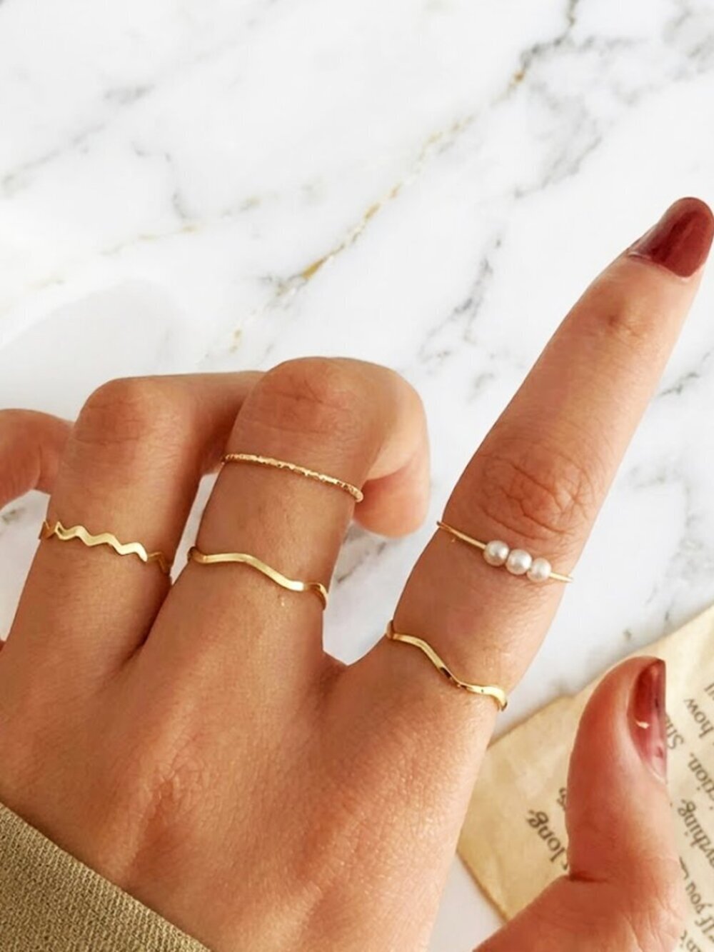 Ladies Fashion Ring Set 